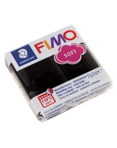 Пластика полимерная глина 57 г Soft чёрный Fimo