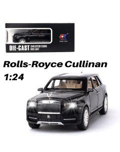 Инерционная металическая Машинка Rolls Royce Cullinan 1 24 свет и звук CZ113blk Chezhi