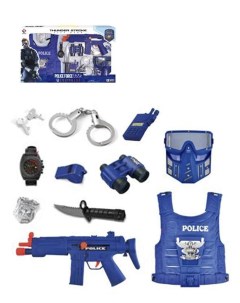Игровой набор Полиция в комплекте предметов 12шт коробка Наша игрушка