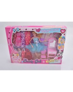 Кукла 058 2DX с набором платьев и аксесс в коробке Китайская игрушка