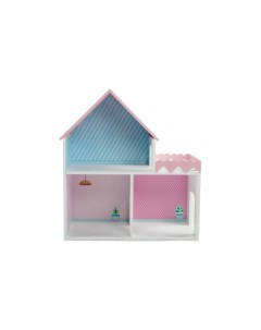 Кукольный домик Пломбир с интерьером для кукол до 15 см 45x50x20 см Коняша