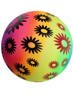 Мяч детский Цветочки d 22 см 70 г 2983593 Nobrand