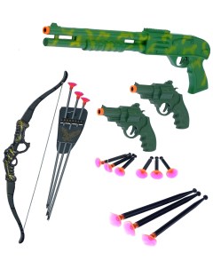 Игрушечный набор оружия Рэмбо 17 предметов Sima-land