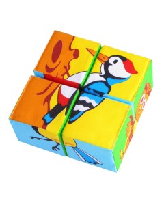 Кубики Собери картинку Птицы Мякиши