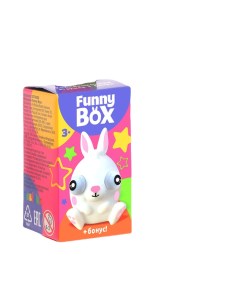 Игровой набор Funny Box Зверюшки карточка фигурка лист наклеек 3574500 Woow toys