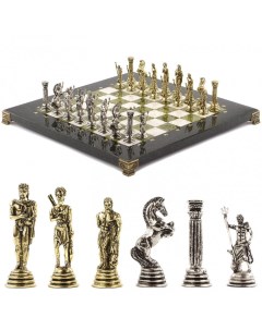 Шахматы подарочные Посейдон 32х32 см змеевик мрамор 120789 Lavochkashop
