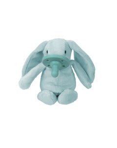 Комфортер Соска пустышка с держателем игрушкой Sleep Buddy Blue Bunny Luna 0 Minikoioi