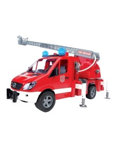 Пожарная машина MB Sprinter с лестницей и помпой с модулем Bruder