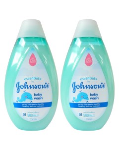 Гель для купания Johnson s Baby Essentials Wash для чувствительной кожи 500мл х2уп 1000мл Johnsons baby