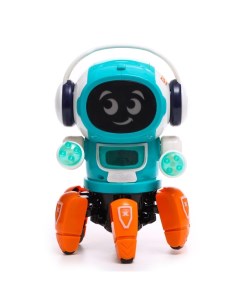 Робот музыкальный Смарти звук свет ходит цвет зелёный SL 05926B Iq bot
