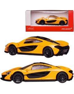 Машина металлическая 1 43 scale McLaren P1 цвет желтый Rastar