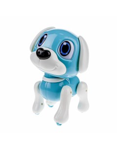 Интерактивная собака Robo Pets Робо щенок Пудель бело голубой Т21087 1toy