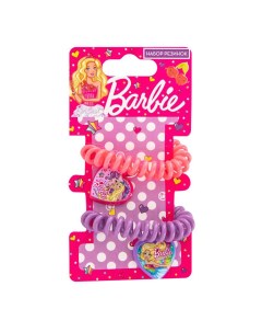 Резинки для волос 2 шт Barbie