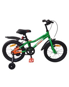 Велосипед Rowan 16 зеленый оранжевый PG16RNGO Пифагор