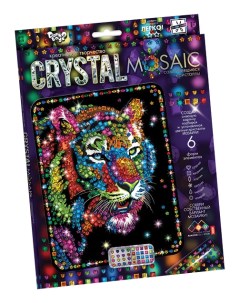 Мозаика из пайеток Crystal Mosaic Тигр Danko toys