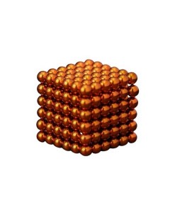 Головоломка антистресс магнит 216 шариков D 0 3 см оранжевый 1 8х1 8 см 3790965 Кнр
