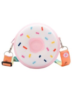 Детская сумочка Пончик цв розовый диаметр 12 см RoyalDiamond_0621 Nobrand