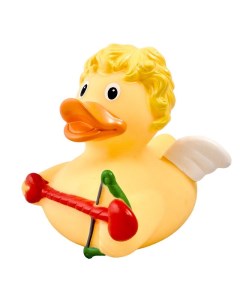 Игрушка для ванны сувенир Купидон уточка 1895 Funny ducks
