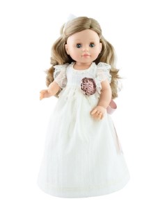 Кукла Soy Tu Эмма в праздничном платье с розовым цветком 42 см 06050 Paola reina