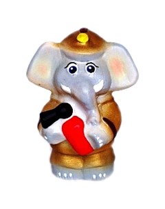 Игрушка для купания Кудесники Пожарный слон СИ 490 Пкф игрушки