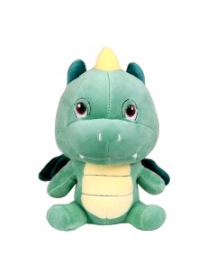 Мягкая игрушка Дракончик 22 см цвет зеленый Nobrand