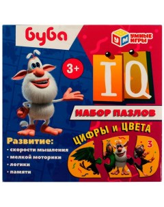 Пазл IQ Буба Цифры и цвета 4650250506669 24 Умка