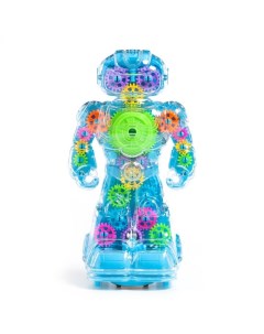 Музыкальный Робот Робби SL 05879A звук свет цвет голубой Iq bot