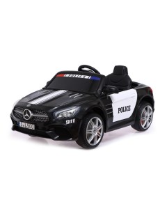 Электромобиль MERCEDES BENZ SL500 полиция EVA колеса кожаное сидение цвет чёрный Nobrand