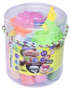 Набор для творчества Тесто для лепки MASTER DO 22 цвета Danko toys