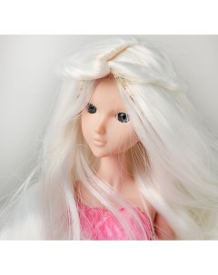 Волосы для кукол Волнистые с хвостиком размер маленький цвет 60 Sima-land