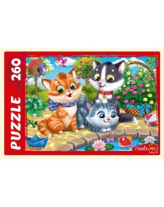 Пазл Забавные котики 4 260 элементов Рыжий кот