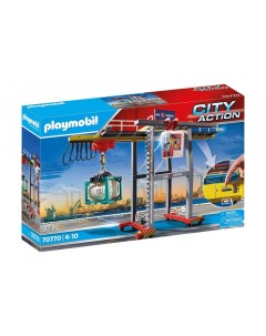 Конструктор Мостовой кран c контейнерами PM70770 97 деталей Playmobil