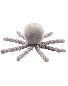 Игрушка мягкая Musical Soft toy Lapidou Octopus Осьминог grey 877558 Nattou