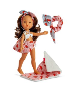Кукла виниловая Fashion Girl в купальнике 12130 35 см Berjuan