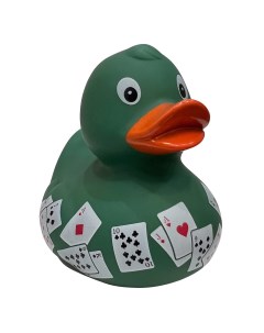 Игрушка для ванны сувенир Покер уточка 1318 Funny ducks