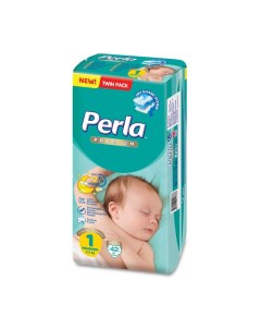 Детские подгузники Perla Twin Newborn 2 5 кг 1 размер 42 шт 96000751 Perla baby