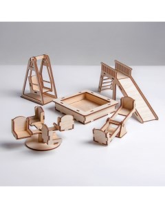Мебель для кукол Детская площадка Лесная мастерская