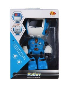 Робот металлический голубой C 00340 blu Abtoys