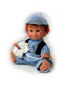Кукла Джестито Домовёнок мальчик в голобом 18 см 151 6 Lamagik
