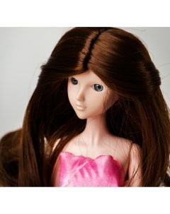Волосы для кукол Волнистые с хвостиком размер маленький цвет 9 Sima-land