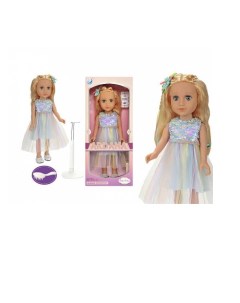 Кукла Junfa Ardana Baby в платье с пайетками и воздушной юбкой 45 см Junfa toys