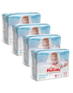 Подгузники трусики для детей Premium L 9 14 кг 144 шт 4 уп x 36 шт Mykiddo