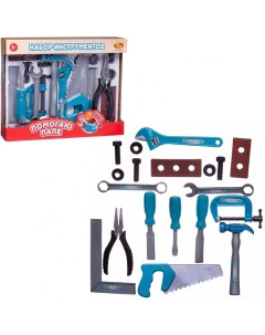 Набор инструментов ABtoys Помогаю Папе с молотком 16 предметов Junfa toys