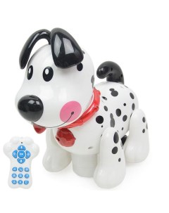 Радиоуправляемая интерактивная Собака Далматинец 19 см YR 66001 Yearoo toy