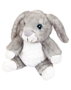 Мягкая игрушка Кролик цвет серый 17 см Abtoys