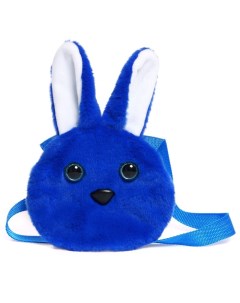 Мягкая игрушка сумка Зайчик цвет синий Прима тойс