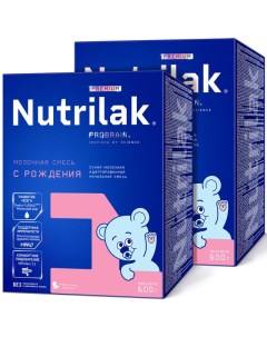 Молочная смесь Premium 1 Нутрилак с рождения без пальмового масла 600 г 2 шт Nutrilak