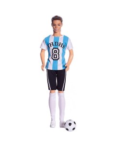 Кукла Футболист с мячом 2 вида юноша или девушка 33х14 50х5 см Junfa toys