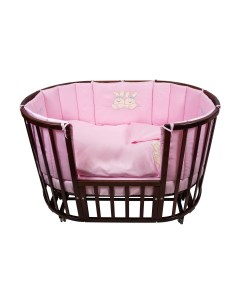 Комплект в кроватку Leprotti цвет розовый 6 предметов 6021 2 40 220 Nuovita
