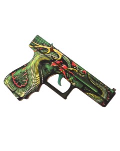 Деревянный Пистолет игрушечный Дракон 20х13 см 7887228 Sima-land